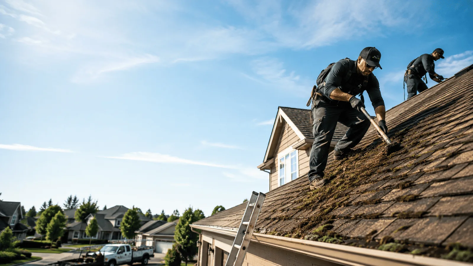 Roof Moss Removal in Macedonia, OH near me